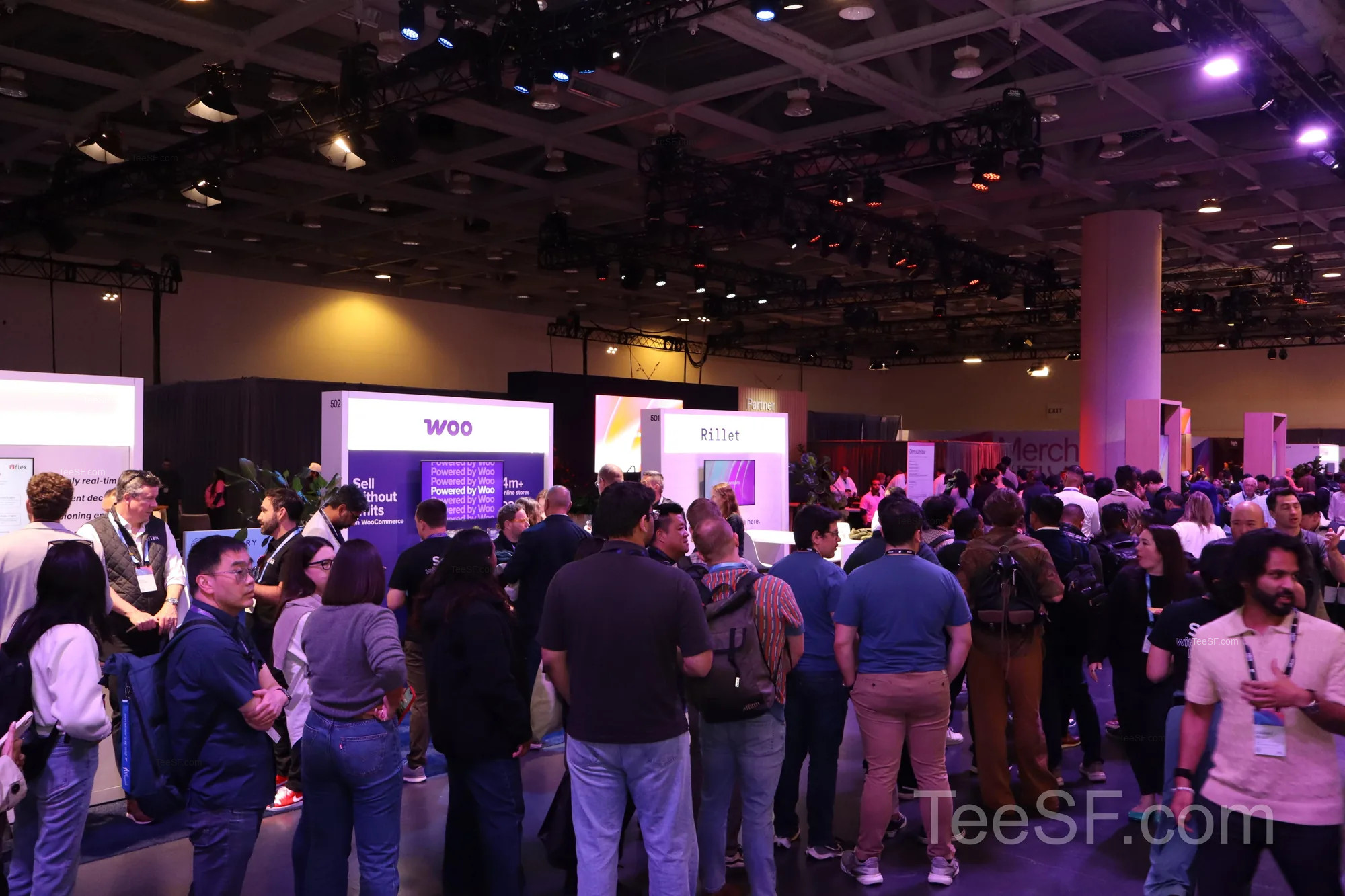 stripe Sessions Expo Crowds at Stripe Sessions 2026 in San Francisco.